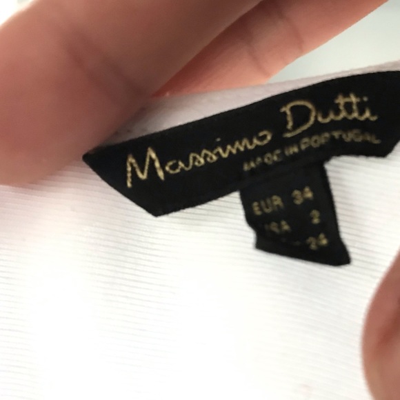 Massimo Dutti white blouse - Picture 4 of 4